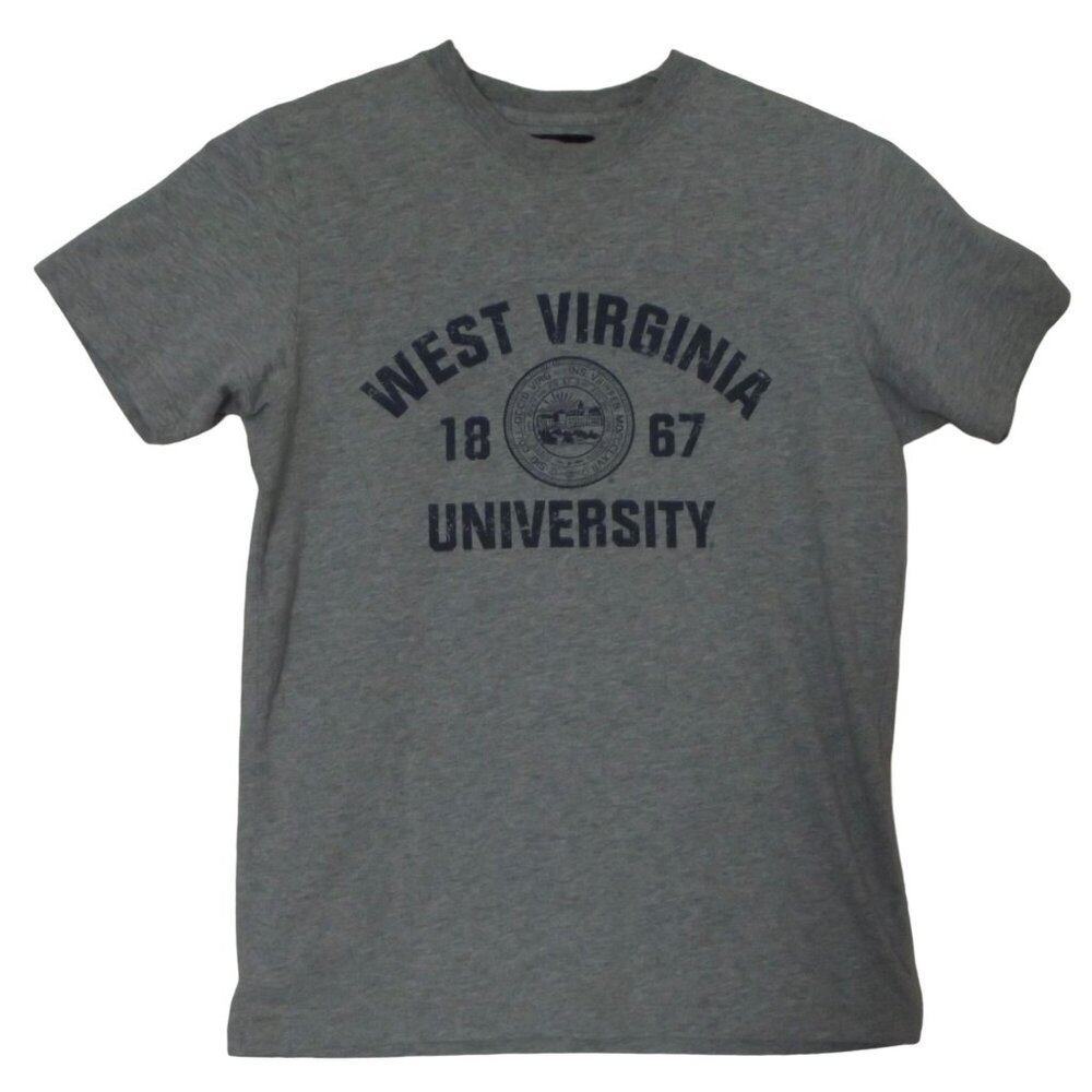 West Virginia 1867 University T-shirt Womens Sz Medium gray heather short sleeve